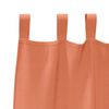 vidaXL Cortinas Opacas con Anillas 2 pcs Terracota 175 x 140 cm