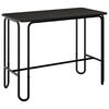 vidaXL Mesa de Comedor 100 x 50 x 75 cm Madera de ingenier&iacute;a Negro