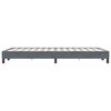 vidaXL Estructura de cama sin colch&oacute;n terciopelo gris oscuro 120x220cm