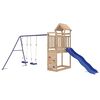 vidaXL Parque infantil de exterior madera maciza de pino