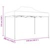 vidaXL Carpa de Fiesta Azul 280 x 410 x 315 cm Tela Oxford