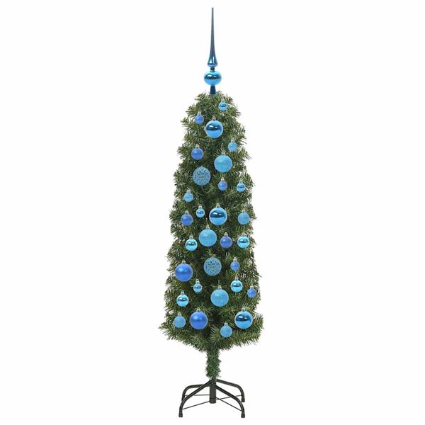 vidaXL &Aacute;rbol de Navidad artificial Verde 120 cm PVC, Acero y Pl&aacute;stico