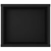 vidaXL Mueble de TV colgante madera contrachapada negro 100x30x26,5 cm