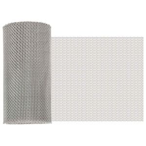 vidaXL Pantalla de malla 20 x 200 cm 8 Mesh Acero Inoxidable 201