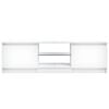 vidaXL Mueble para TV con luces LED blanco 120x30x36 cm
