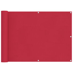 vidaXL Pantalla de Balc&oacute;n Burdeos 75 x 300 cm Tela Oxford