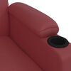vidaXL Sill&oacute;n elevable cuero sint&eacute;tico rojo tinto