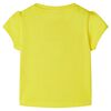 Camiseta infantil amarillo 128