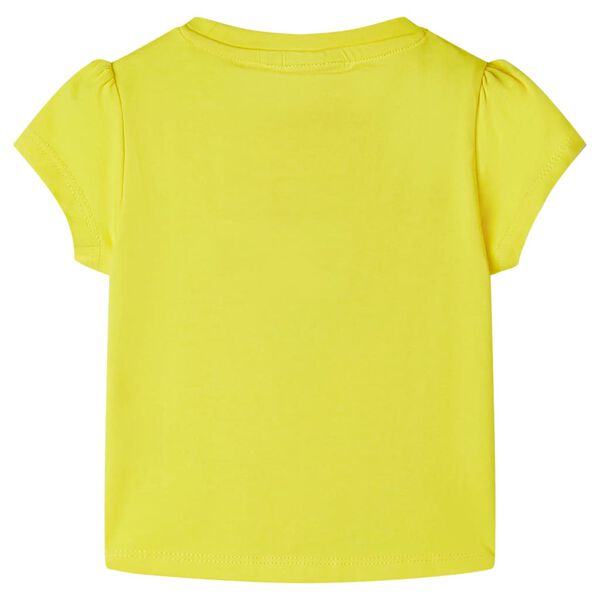 Camiseta infantil amarillo 128