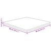vidaXL Tablero de mesa cuadrada madera de roble sin tratar 80x80x2,5cm