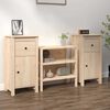 vidaXL Aparadores 2 uds madera maciza de pino 40x35x80 cm