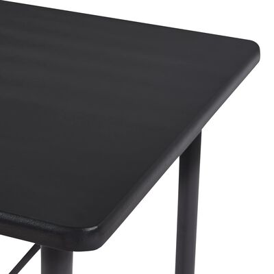 vidaXL Juego de mesa alta y taburetes 5 piezas cuero sintético morado