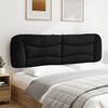 vidaXL Cabecero de cama acolchado Hvar tela negro 180 cm