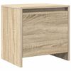 vidaXL Mesita noche 2 uds madera ingenier&iacute;a roble Sonoma 45x34x44,5 cm