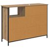vidaXL Vitrina Roble artesanal 100 x 33 x 75 cm Madera contrachapada