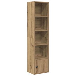 vidaXL Estanter&iacute;a de madera de ingenier&iacute;a roble artisan 31x24x127 cm