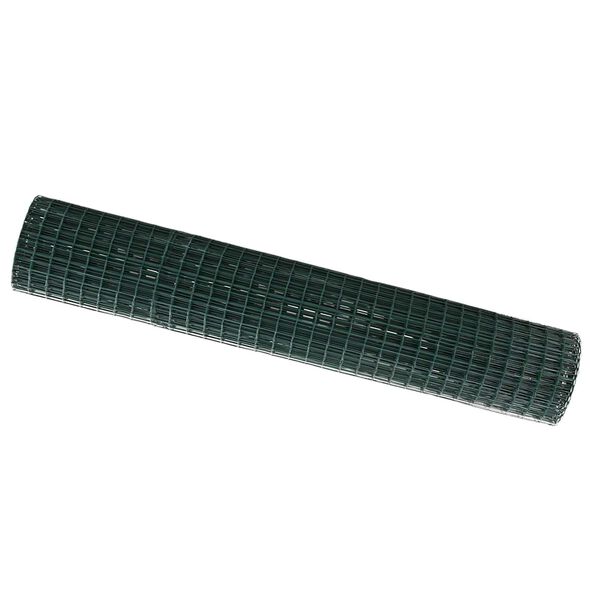 vidaXL Cerca Euro Verde 1.6 x 10m Hierro recubierto de PVC