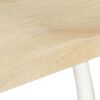 vidaXL Taburetes de cocina 2 unidades madera maciza de mango