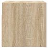 vidaXL Muebles de sal&oacute;n de pared 4 uds roble Sonoma 30,5x30x30 cm