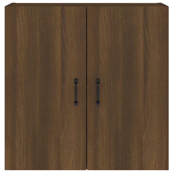 vidaXL Armario de pared madera contrachapada marrón roble 60x31x60 cm