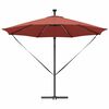 vidaXL Parasol de cantilever tipo plátano Terracota 294 x 294 x 248 cm