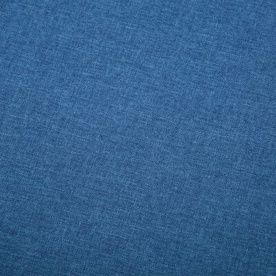 vidaXL Sofá de 3 plazas tapizado de tela 172x70x82 cm azul