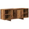 vidaXL Mueble de TV madera de ingenier&iacute;a envejecida 130x35x50 cm