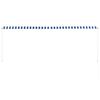 vidaXL Toldo retr&aacute;ctil 350x150 cm azul y blanco