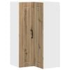 vidaXL Armario Esquinero de Pared LUCCA Roble artisan 57 x 57 x 100 cm