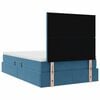 vidaXL Cama con almacenamiento y LED Azul 120 x 190 cm Terciopelo