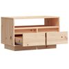 vidaXL Mueble de TV de madera maciza de pino 60x35x37 cm