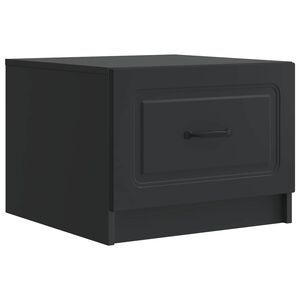 vidaXL Mesa de Caf&eacute; Negro 49 x 50 x 37 cm Madera de Ingenier&iacute;a