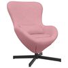 vidaXL Sill&oacute;n huevo Rosa 63 x 73 x 90 cm Terciopelo