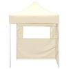 vidaXL Carpa de Fiesta Crema 200 x 200 x 315 cm Tela Oxford