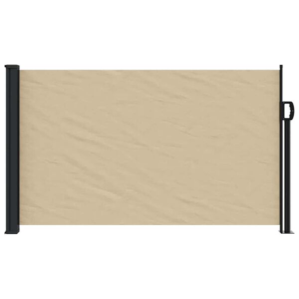 vidaXL Toldo lateral retr&aacute;ctil beige 117x300 cm