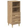 vidaXL Vitrina Roble artisan 34 x 34.5 x 90 cm Madera de ingenier&iacute;a