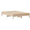 vidaXL Estructura de cama sin colch&oacute;n madera de pino blanca 140x200 cm