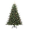 vidaXL &Aacute;rbol de Navidad artificial Verde 180 cm PVC, Metal y Pl&aacute;stico