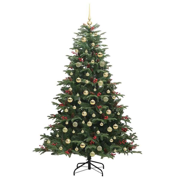 vidaXL &Aacute;rbol de Navidad artificial Verde 180 cm PVC, Metal y Pl&aacute;stico