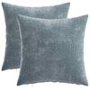 vidaXL Funda de almohada 2 uds. HEERLEN Azul Claro 40 x 40 cm