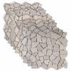 vidaXL Baldosas de Mosaico Crema 30 x 30 cm M&aacute;rmol