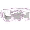vidaXL Set de sof&aacute;s de jard&iacute;n con cojines 9 pzas rat&aacute;n sint&eacute;tico beige