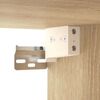 vidaXL Mueble con espejo y luces LED roble Sonoma 70x16,5x60 cm