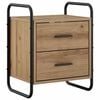 vidaXL Armario Colgante para la Mesa de Noche Roble artisan
