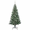 vidaXL &Aacute;rbol de Navidad Artificial Preiluminado Verde 210 cm