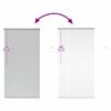 vidaXL Persiana para Ventana con cortinas Manual Plateado Aluminio