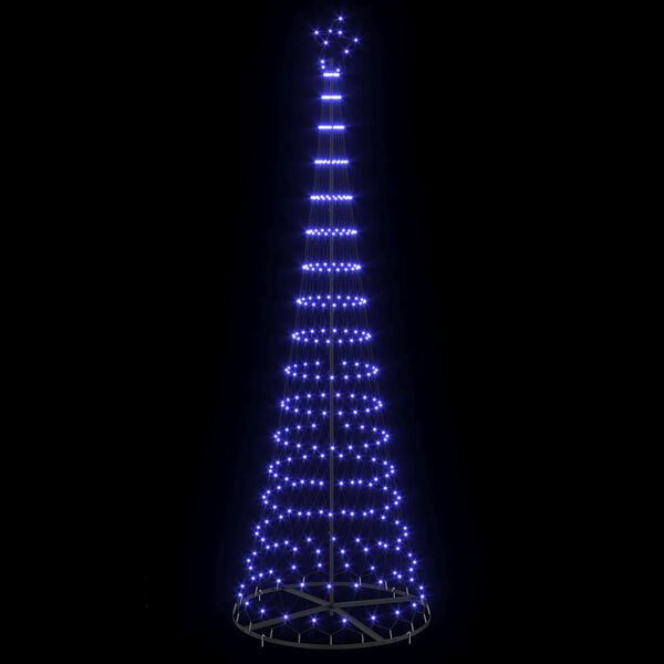 vidaXL &Aacute;rbol de Navidad LED con 355 LED Azul 184.5 cm Metal