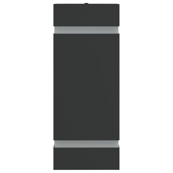 vidaXL Apliques de exterior 2 unidades acero inoxidable negro