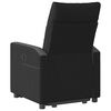 vidaXL Sill&oacute;n reclinable elevable tela negro