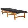 vidaXL Tumbona con mesa rat&aacute;n sint&eacute;tico y madera maciza de acacia